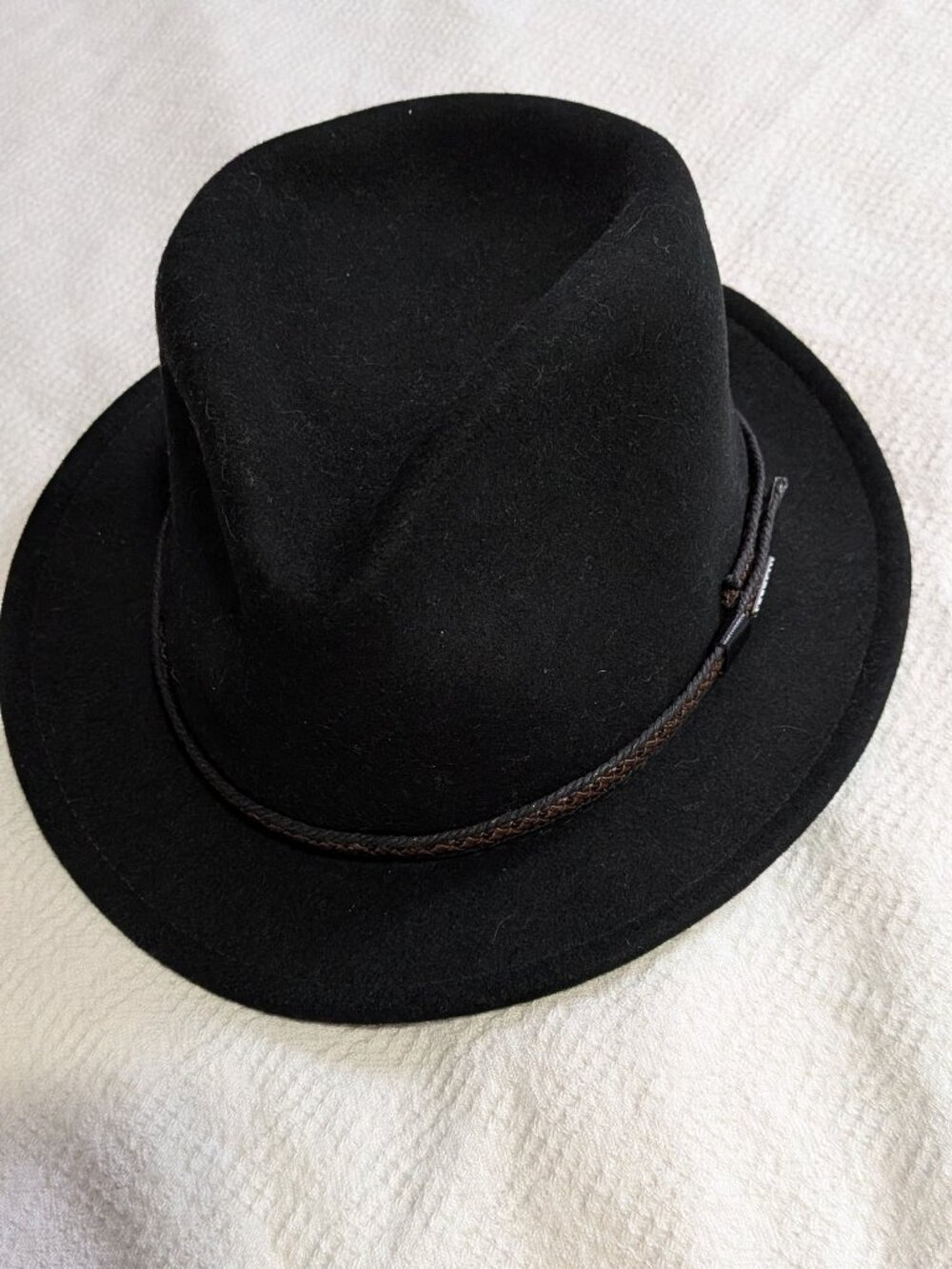 Stetson Black Crushable Hat